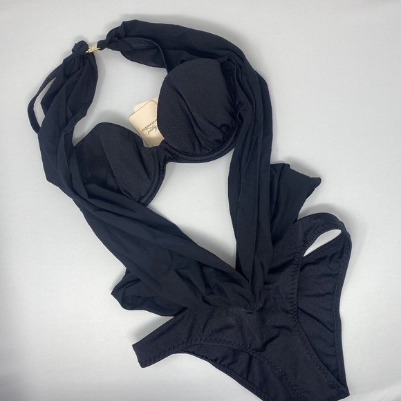 Agent Provocateur Lyssandra Black Swimsuit 36D NWT $335 - Picture 11 of 12